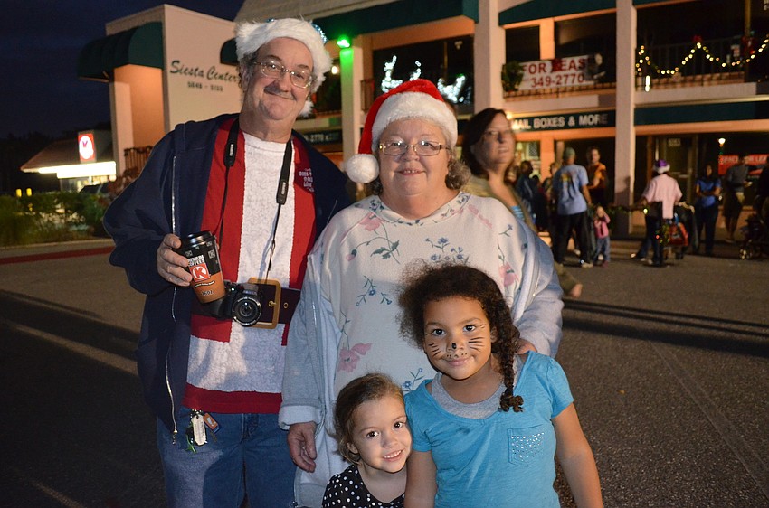 Kevin, Susan and granddaughter Nevaeh Most with friend Maddison Smith