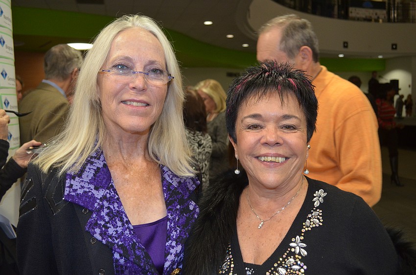 Julie Wyman with Lais Pfitzenreiter got creative with glitter and sparkles.