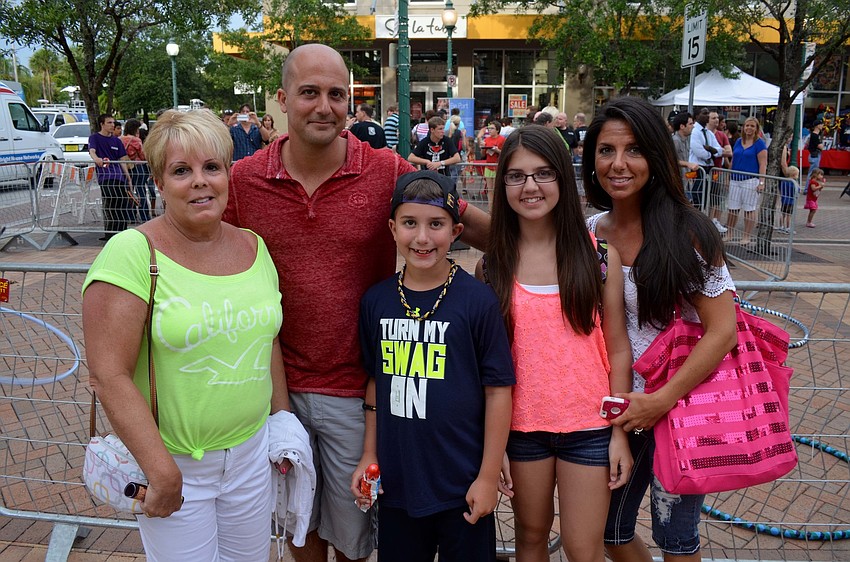 Chris Tripoli with Jason Tripoli Dominic Tripoli Marissa Tripoli and Lisa Tripoli