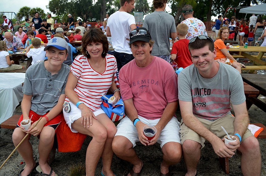 Julie and John Tympanick with their children, Zach and Matt