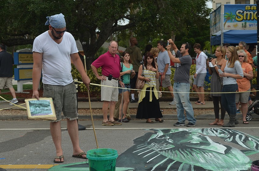 Sarasota local artist Truman Adams