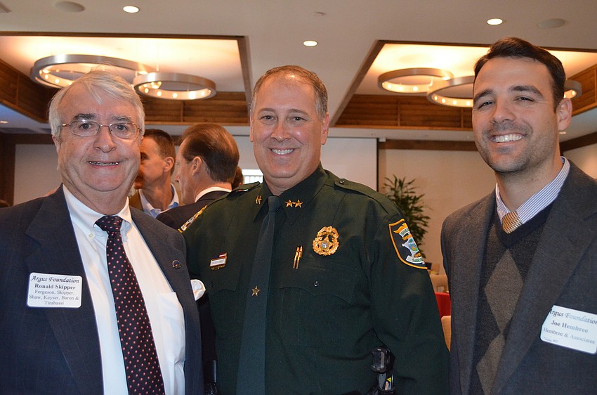 Ronald Skipper, Sheriff Tom Knight and Joe Hembree