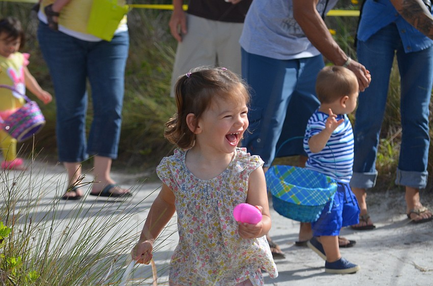 Eliza Parsons finds an egg.