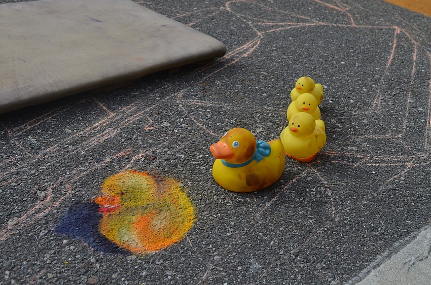The Renshawâ€™s had rubber ducks out for sentimental reasons and to add some fun