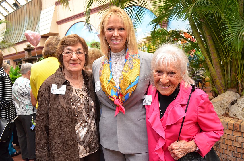 Betty Muldoon, Sandy Buchanan and Pauline Cudnohufsky