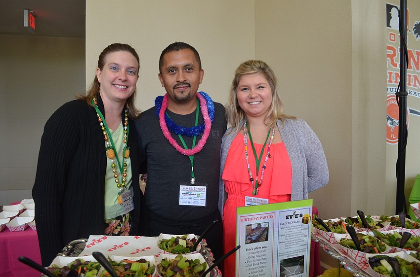 Compass Self Storage served seafood paella.