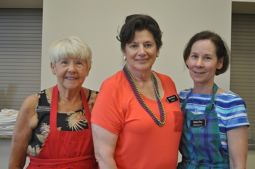 Patty Buck, Judy Marsh and Karen Fors