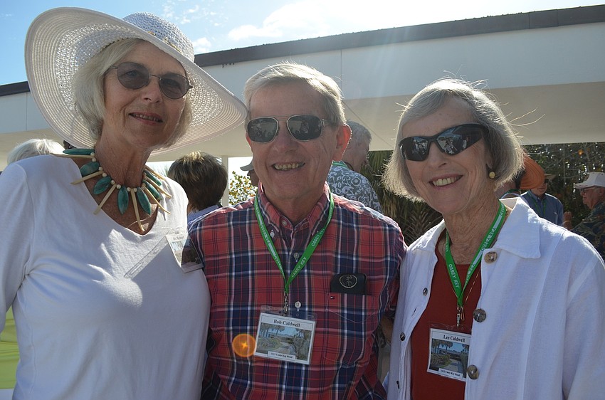 Alex Metzger with Bob and Lee Caldwell