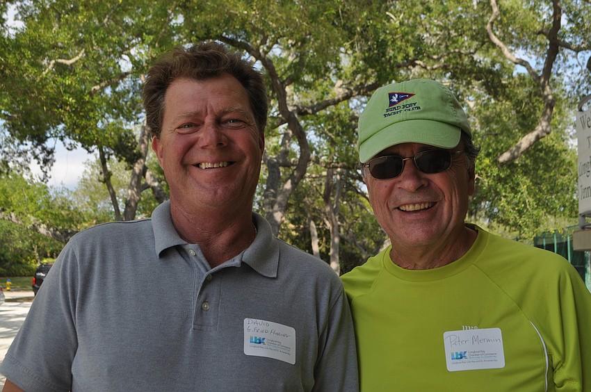 David Thompson of G. Fried Flooring America and Peter Mermin