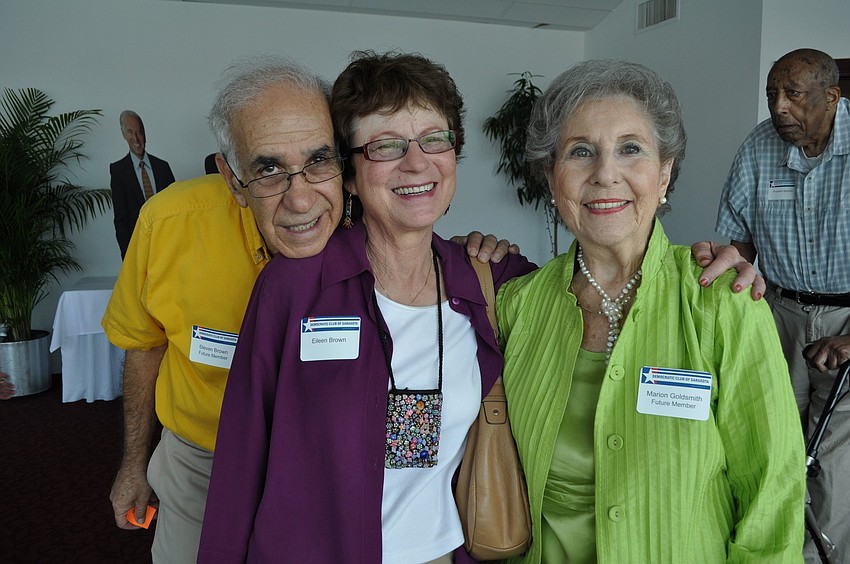 Steve and Eileen Brown with Marion Goldsmith