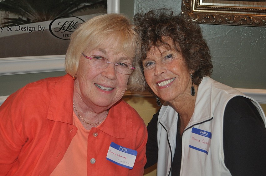 Sandy Schoenke and Donna Godfrey