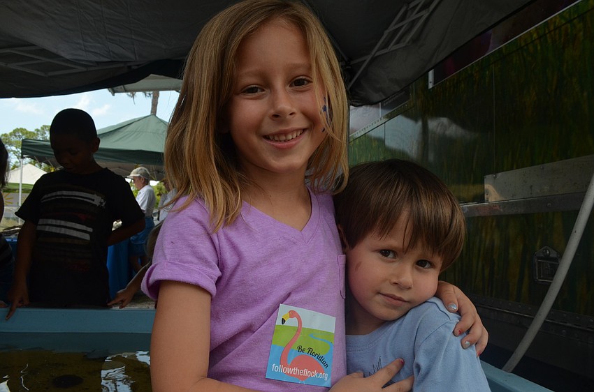 Gillian Osterhoudt and her little brother Ethan