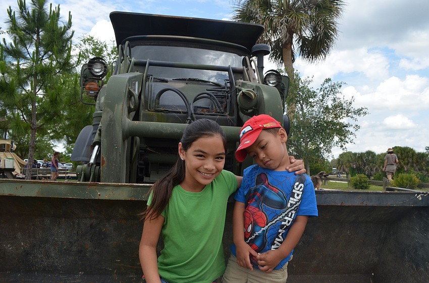 Shayleen Manibusan and her little brother Seth