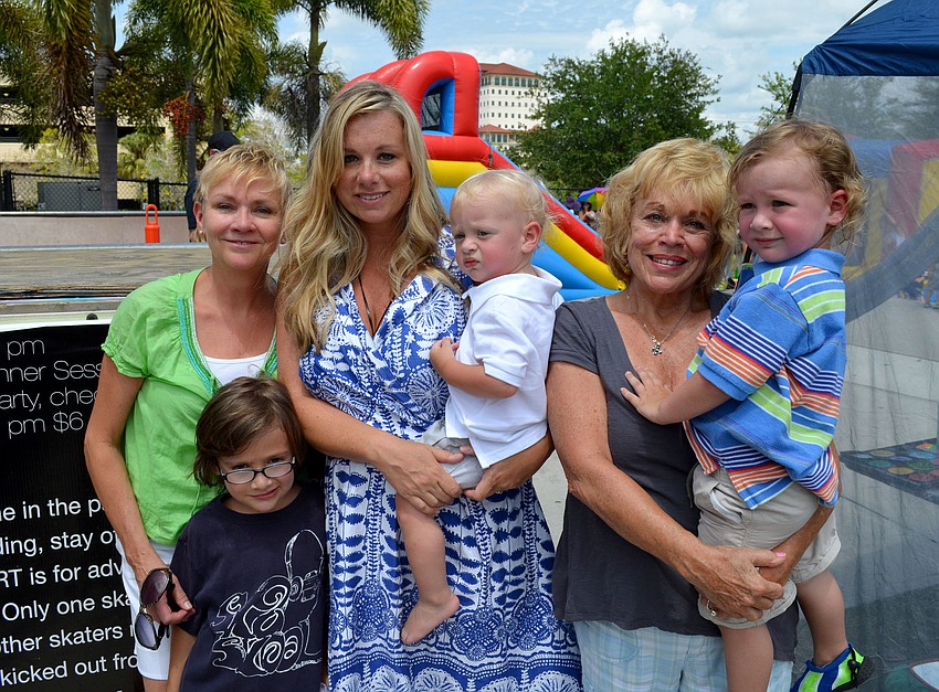 Paula Giguere, Jean-Paul Giguere, Alexandra Giguere, Daniel Giguere, Priscilla Boozer and Andre Giguere