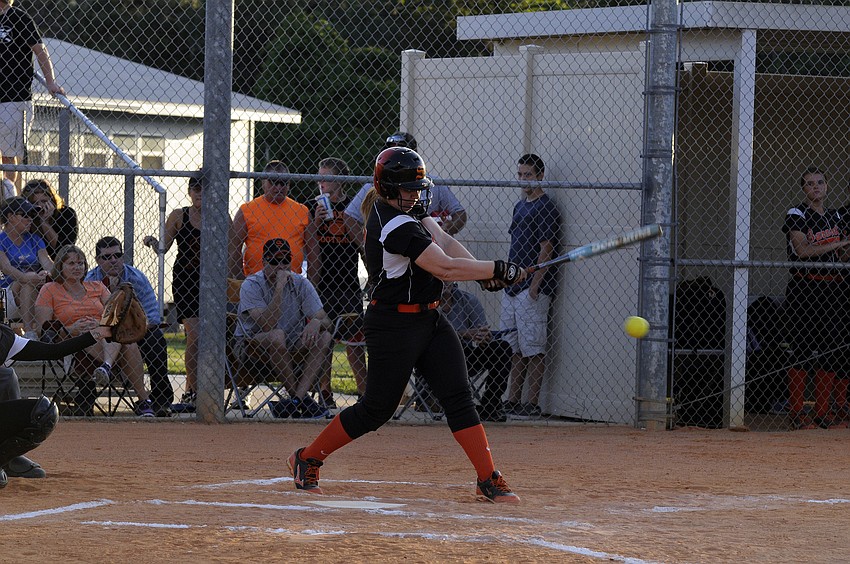 Sarasota junior Nicole Bush looks to help the Lady Sailors get onto the scoreboard.