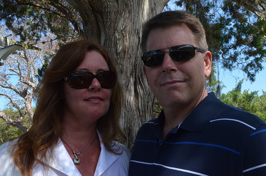 Gail Hoyte with her husband Greg LeBar