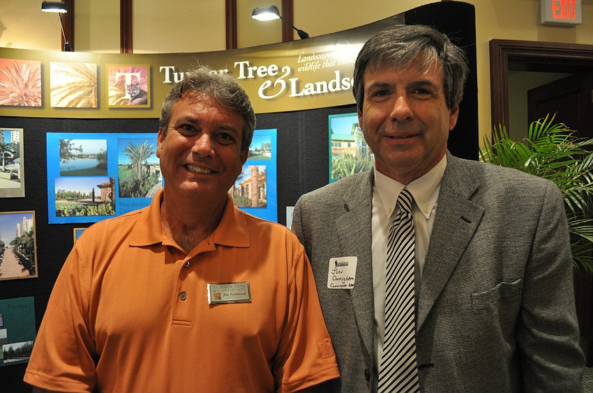 Jim Tomlinson of Turner Tree & Landscape and John Cunningham of Cunningham Law
