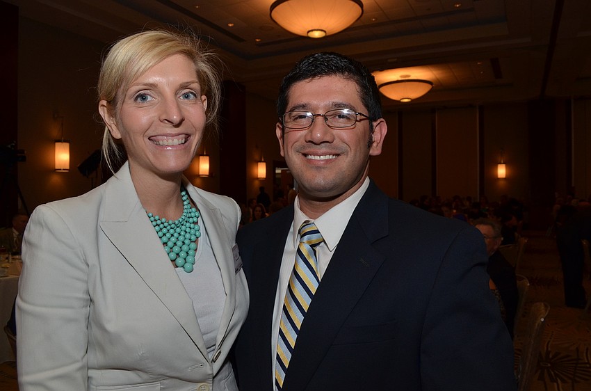 Amy Paulishak and Cesar Gomez