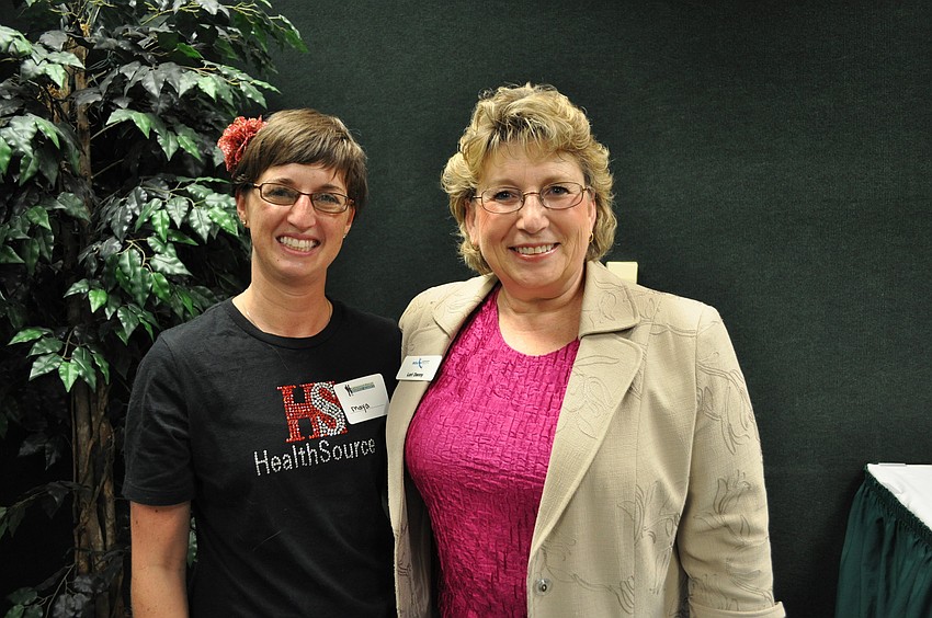 Maya Danilowitz of HealthSource and Lori Denny of SouthTech