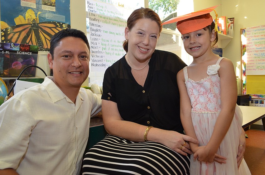 Ivan and Tiffany Morales came to their daughter Miaâ€™s graduation.