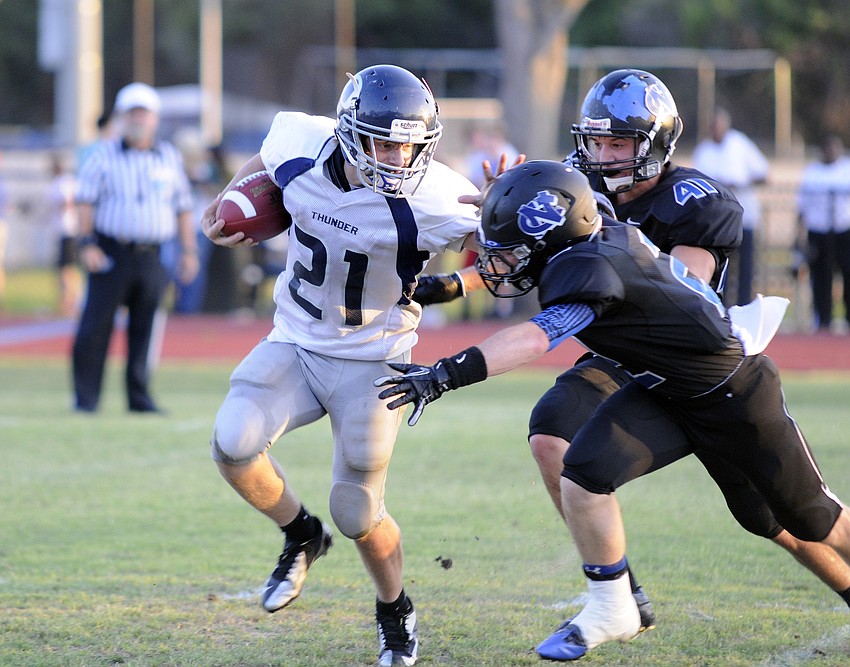 ODA eighth-grader Jason Fineberg finished with 167 yards on the ground and a touchdown.
