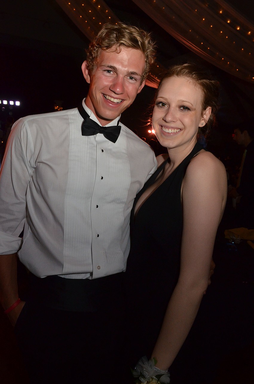 Andre Dupuis and his date, Ashton Garber