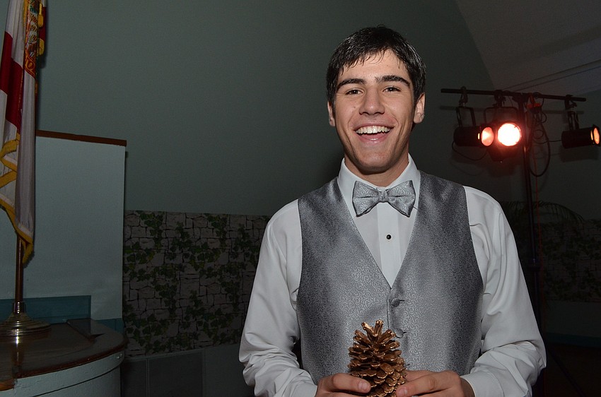 Sam Morrison was given a Pine Cone Award for most hazardous backpacker because his backpack is on wheels and turns into a scooter.