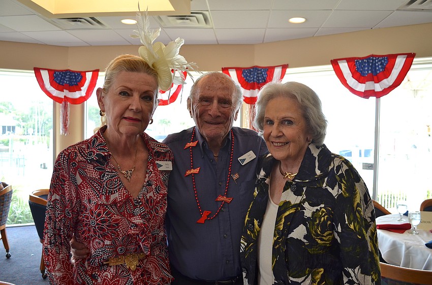 Sally and Jack Jaret with Margaret Ferguson