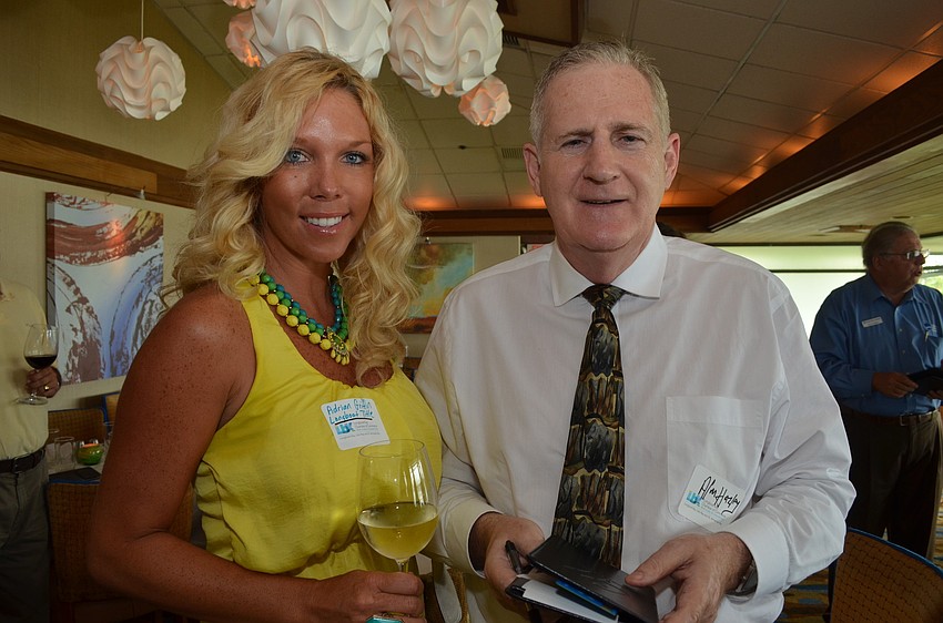 Adrian Griffin of Longboat Title Services and Alan Hazley of Alan Hazley Financial