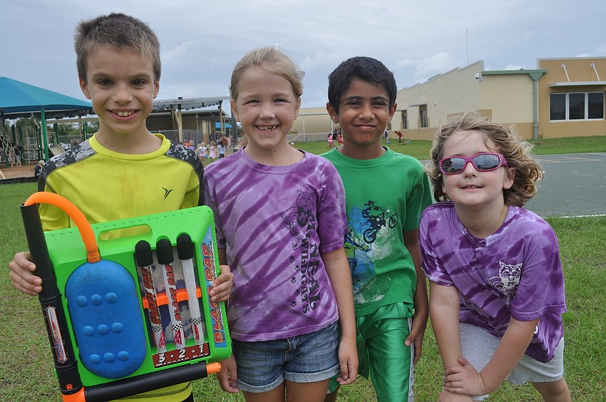 Ben Lacke, Riley Jackson, Yusuf Qureski and Lily Costello