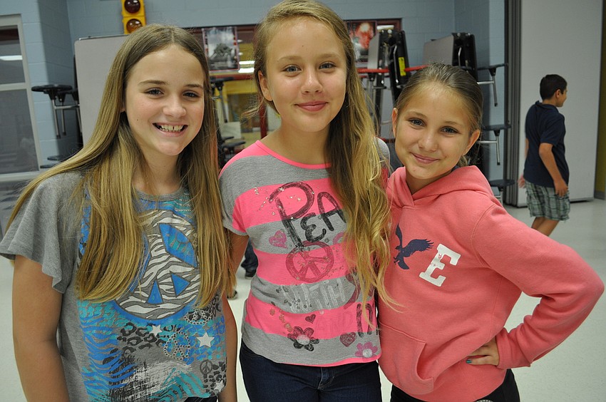 Morgan Dowse, Ashleigh Stout and Kailey Westberry