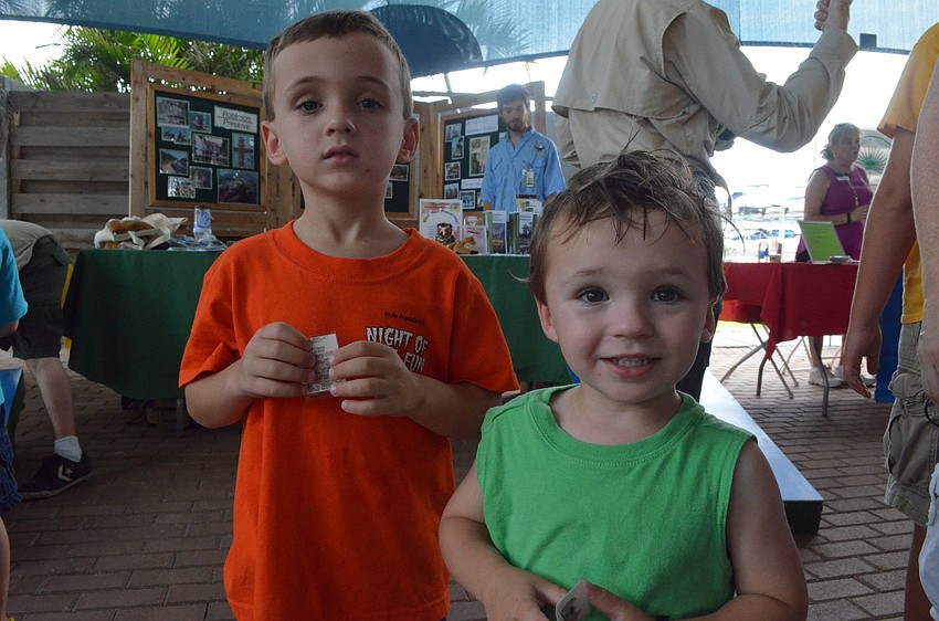 Ian Paquet with his brother, Evan