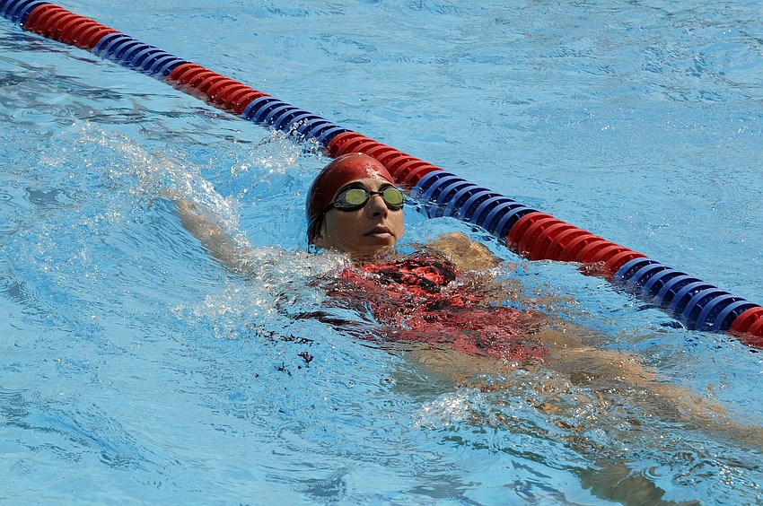 Melissa Massey swims for Stingrays Masters Swimming in Georgia.