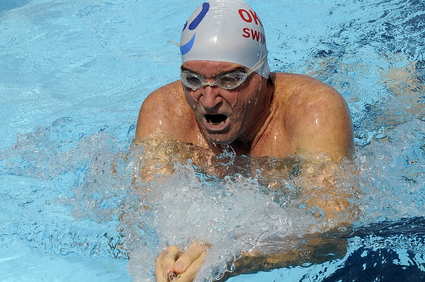 Argentinaâ€™s Alan Gabriel Dominguez Laiz swam the 200 IM, the 200 breaststroke and the 200 backstroke.