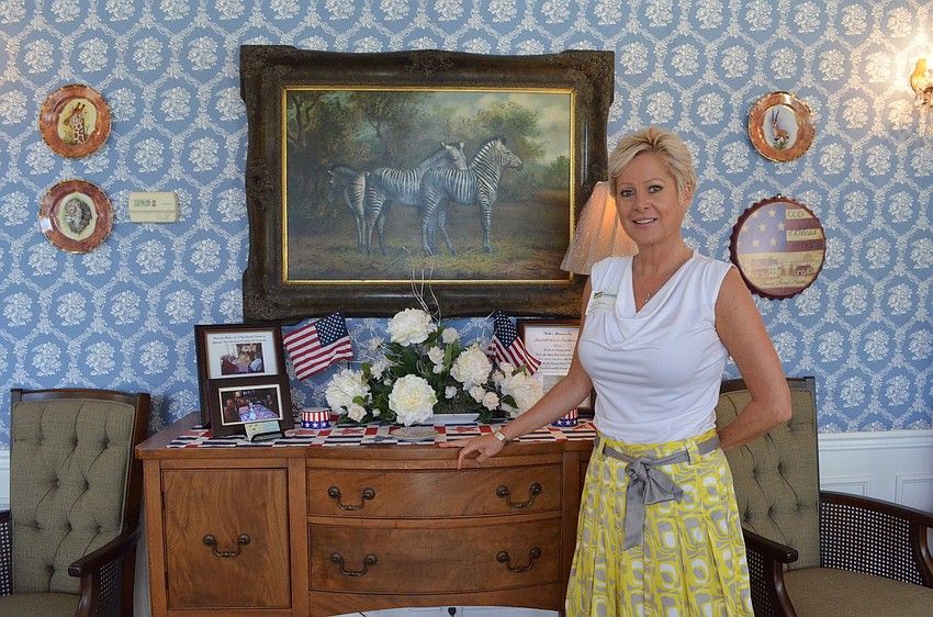 Barbie Robinson plans teatime events at Millieâ€™s CafÃ©.