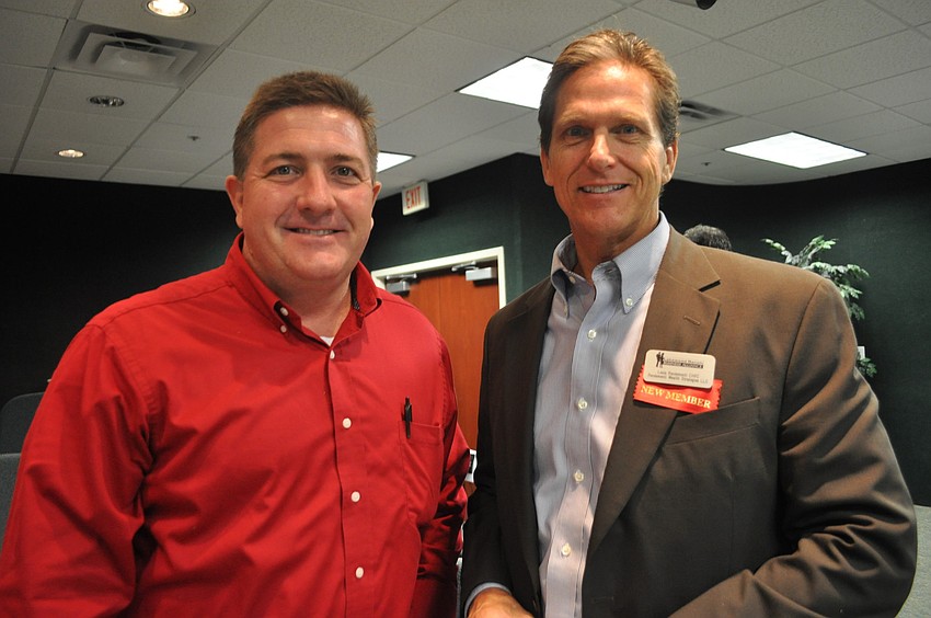 Lee Levanduski of Sarasota Orthopedic Associates and Lou Rendemonti of Rendemonti Wealth Strategies