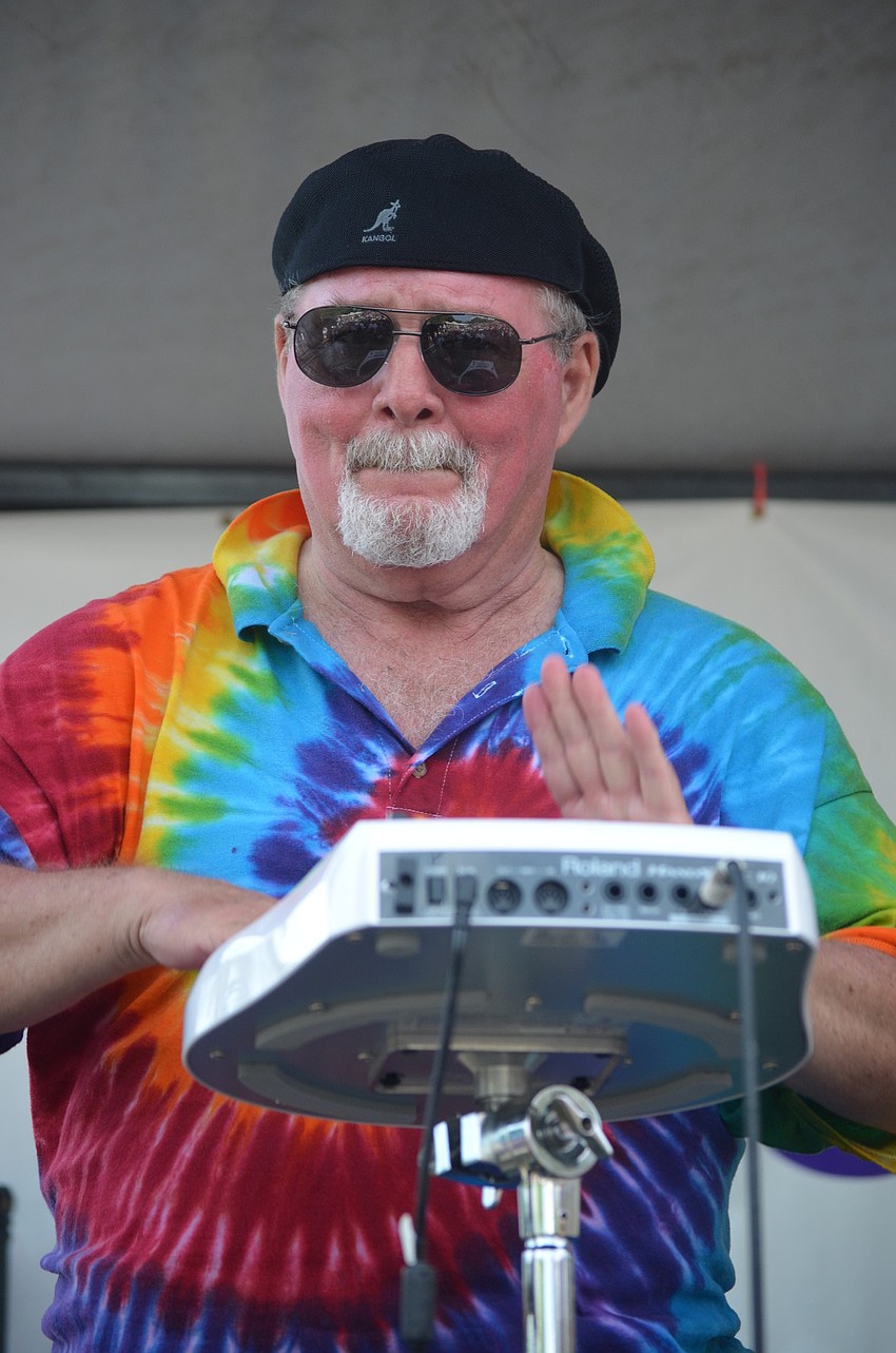 Steve Simpson is the percussionist with the Yesterdayze.
