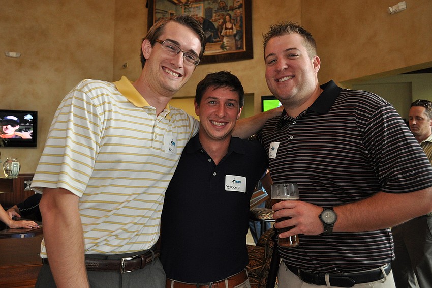 Wes Morton, of American Torch Tip, with Bruce Hughes, of 321Swipe, and Ryan Powell, of Conmed Linvatec