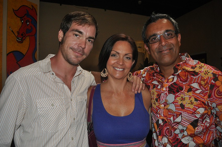 Rob Kirby with Amy and Jag Grewal