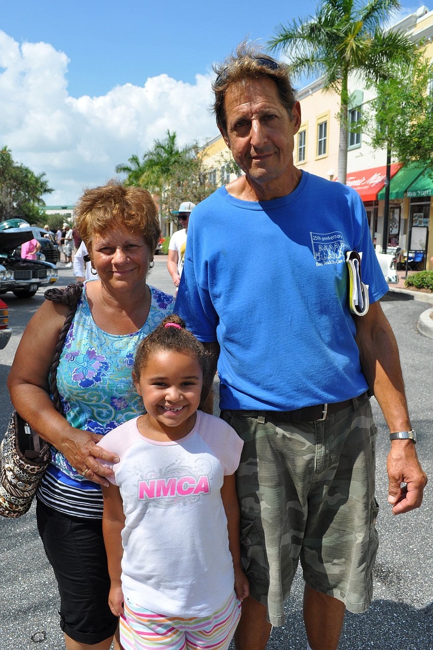 Linda and Tom Rojack, of Central Park, brought their granddaughter, Stephanie Green, 6.