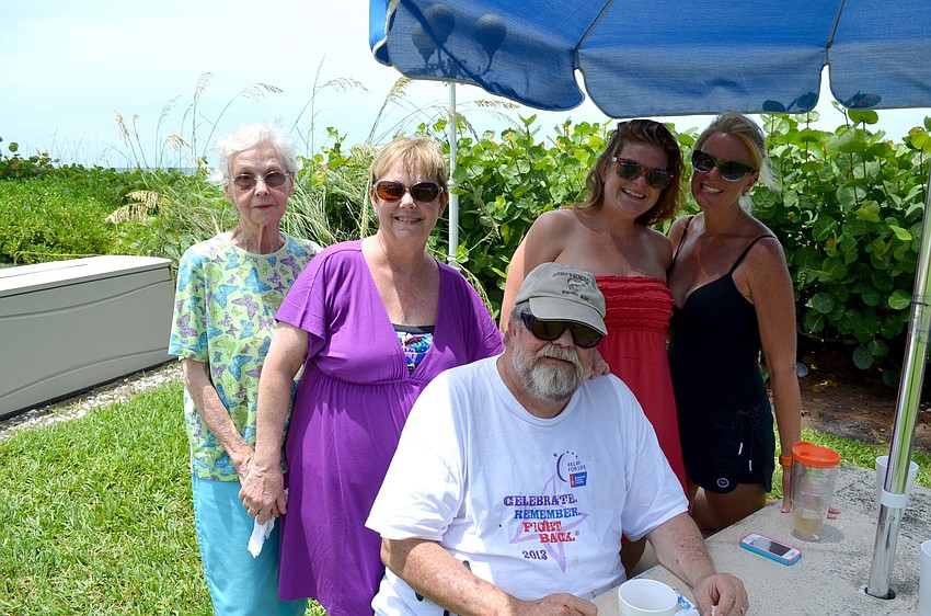 Nita Butler, John and Brenda Hussey with Ashley Hussey and Mary Hussey