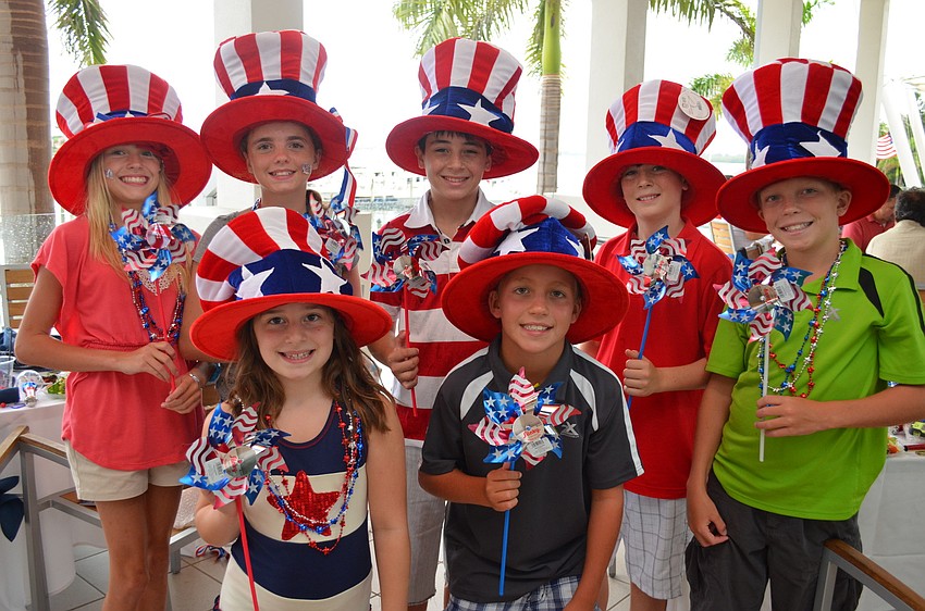 Kara Claussen, Chloe Simmons, Ashley Tollner, Dillon Simmons, Gavin Claussen, Ryan Phillips and Jacob Claussen