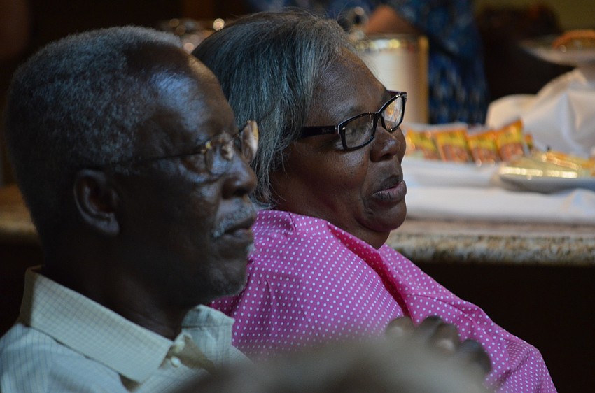 Rev. Willie J. Beckom and Sandra Terry of the Laurel Civic Association