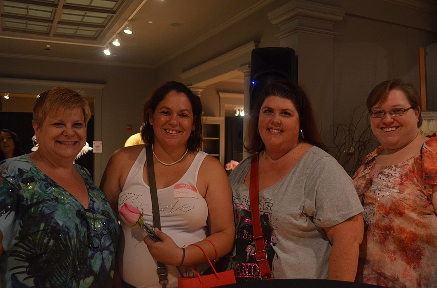 Joanne Kendall, bride-to-be Caroline Franco, Kerry Evans and Stephanie Watkins