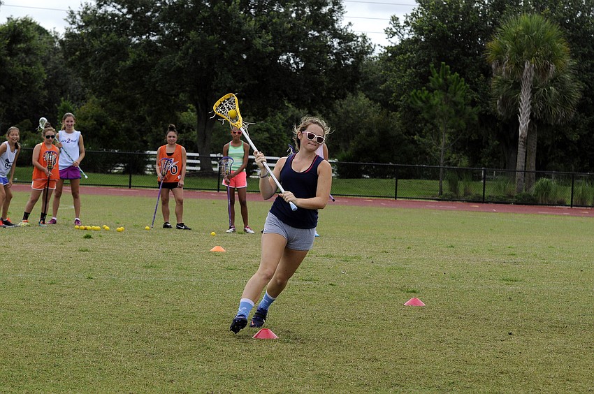 Abby Bannar plays goalkeeper for ODA and the Manasota Monsters.