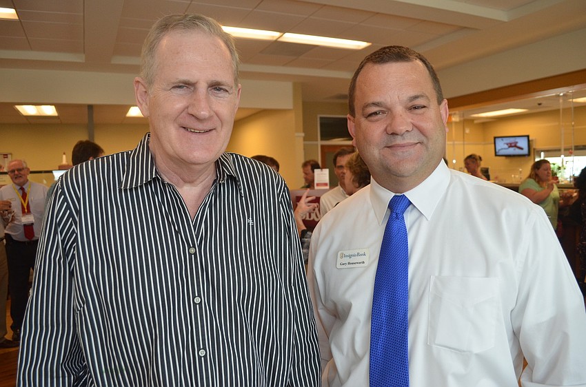 Alan Hazley of Alan Hazley Financial and Gary Houseworth of Insignia Bank