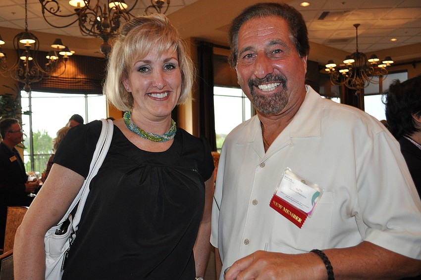 Kerry Koehler, of Chase Bank, with David Sands, of Partners in Promotion
