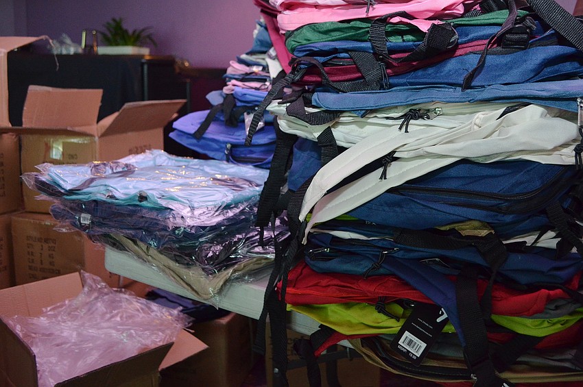 The Sarasota Bay Rotaryâ€™s backpack program supplies over 1,000 backpacks to students in need.