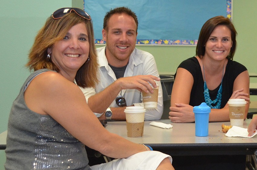 Bay Haven parents Randi Babcock, Jason Dibble and Jaime Oâ€™Neil
