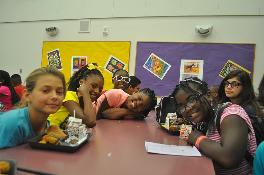 Chloe Decker, 11, Kiara Bryant, 12, Cashanti Bradley, 11, Jackiyah Jackson, 11, Leela Izedi, 12, and Allexeea Ponder, 11.